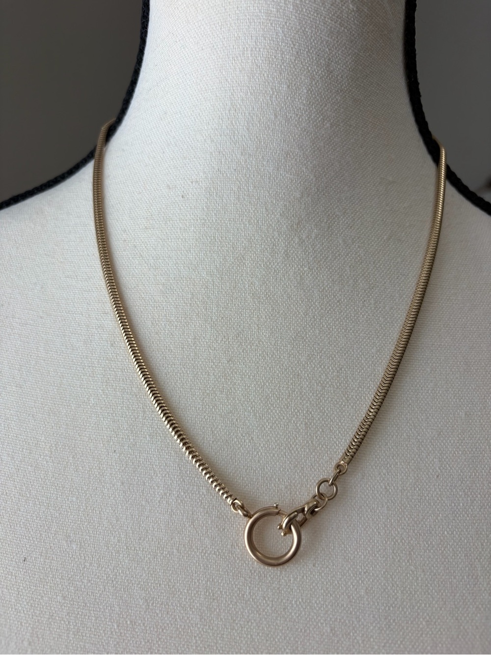Antique 14kt snake chain